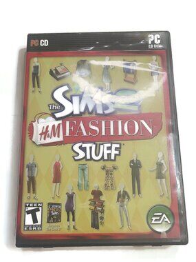 The Sims 2 H&M Fashion Stuff (PC Game CD-ROM, 2007) Complete In Box WORKS GUC